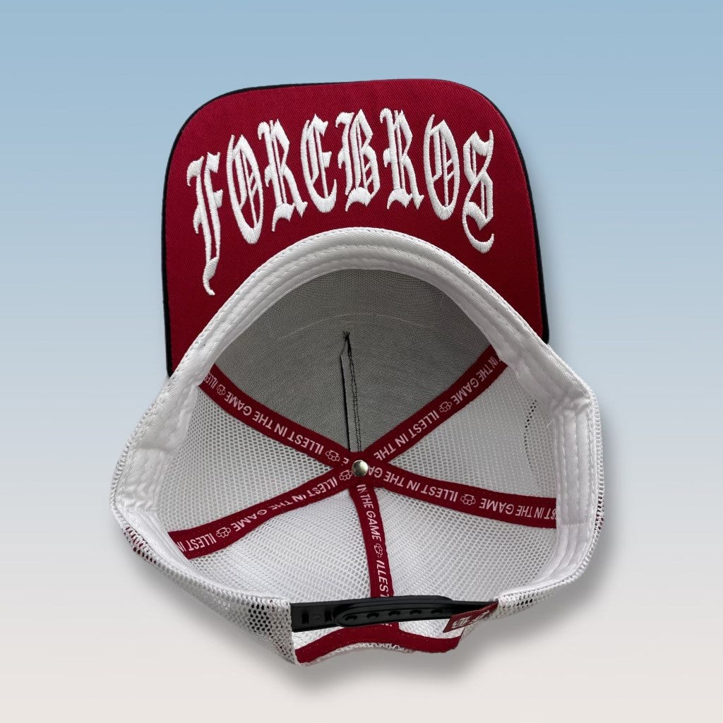 FOREBROS ILLEST TRUCKER HAT (BLACK) including ball marker