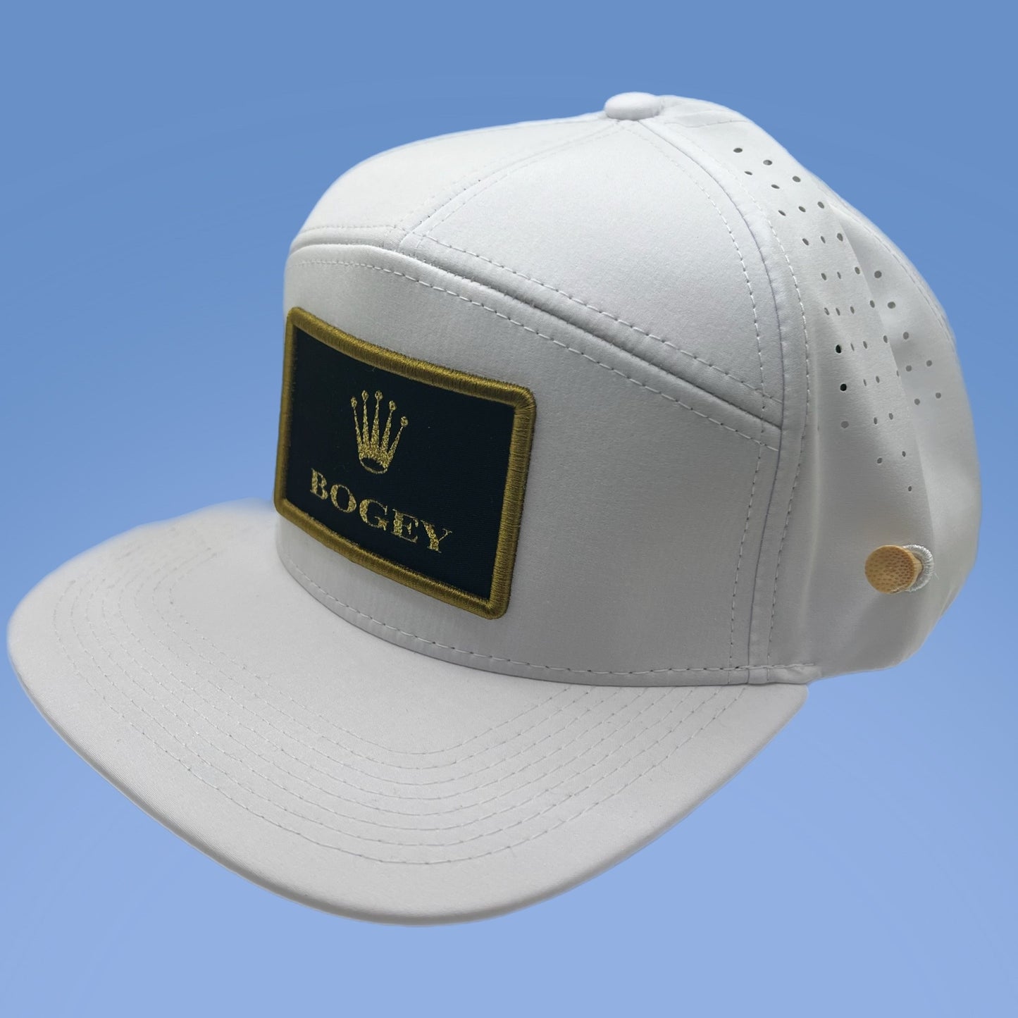 Crown Jewel BOGEY Hat White ( including ballmarker)