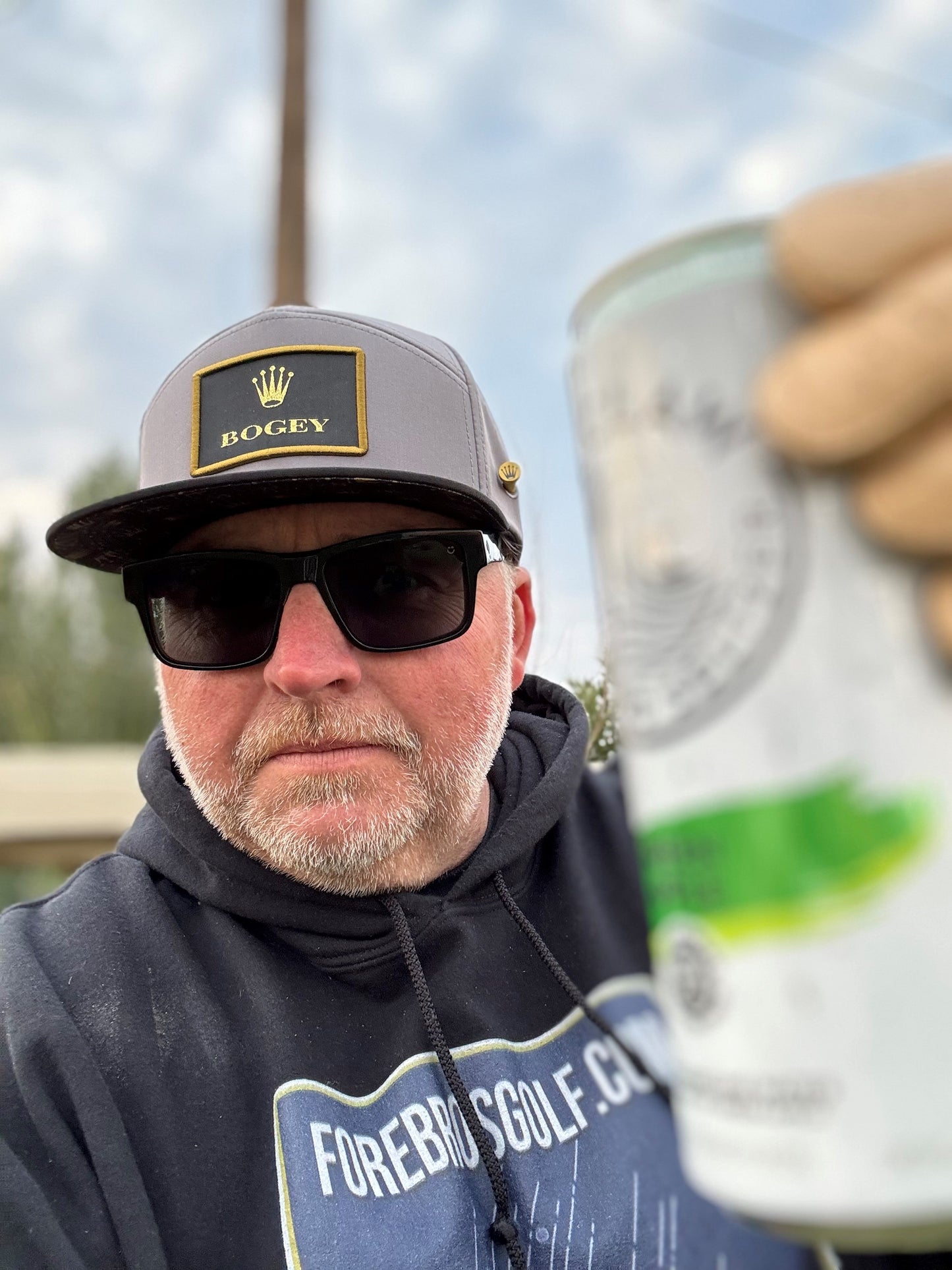 Crown Jewel Bogey Hat grey/black ( Ball Marker included)