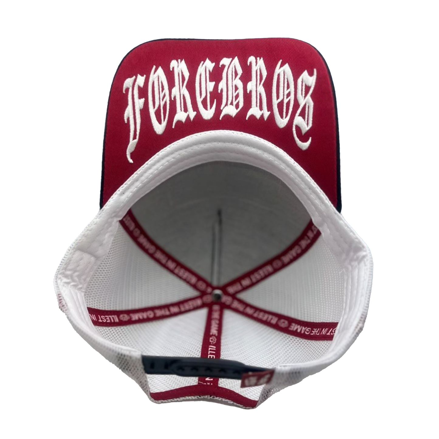 FORE BROS ILLEST TRUCKER HAT (WHITE) including ball marker