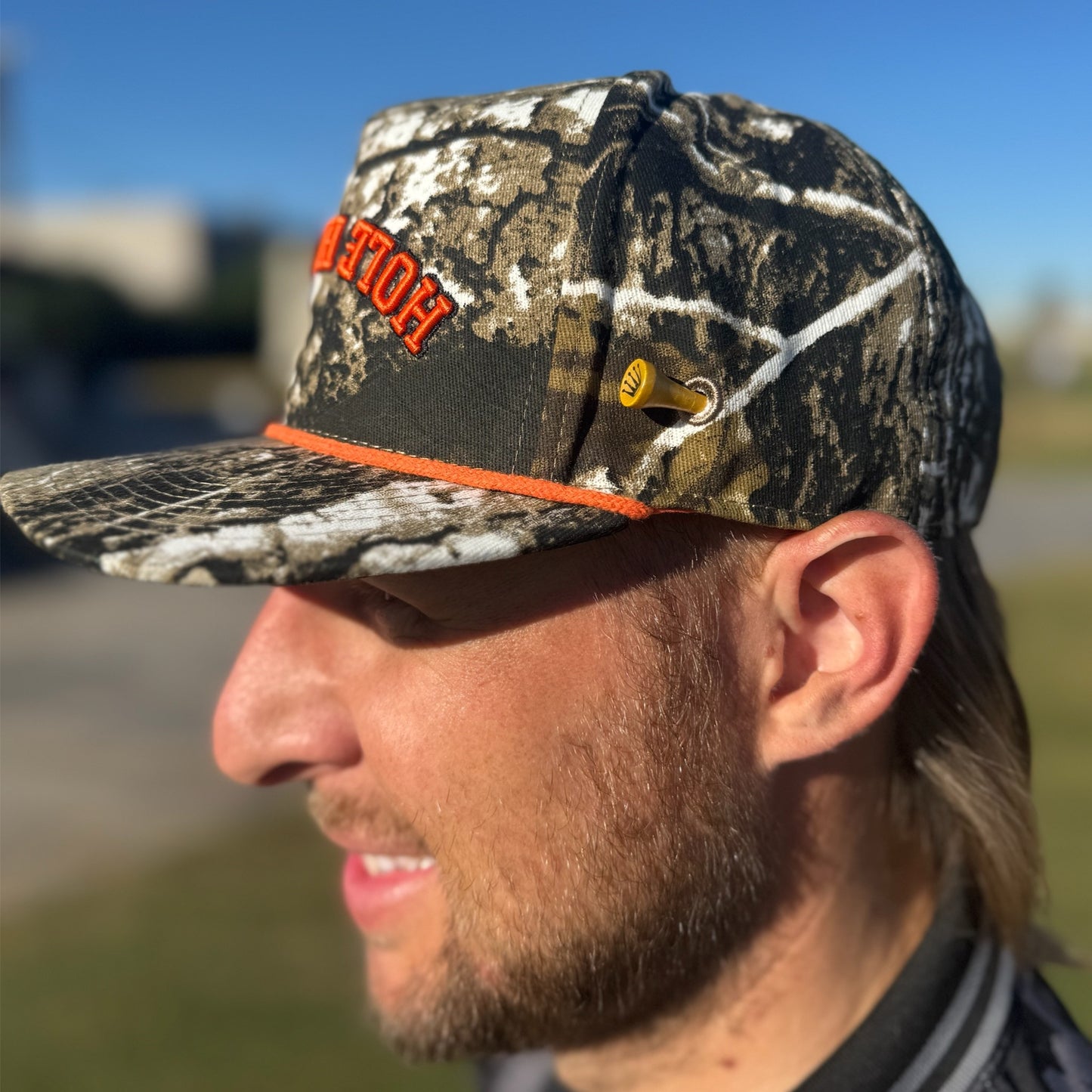 Hole Hunting Real tree hat ( Ball Marker Included)