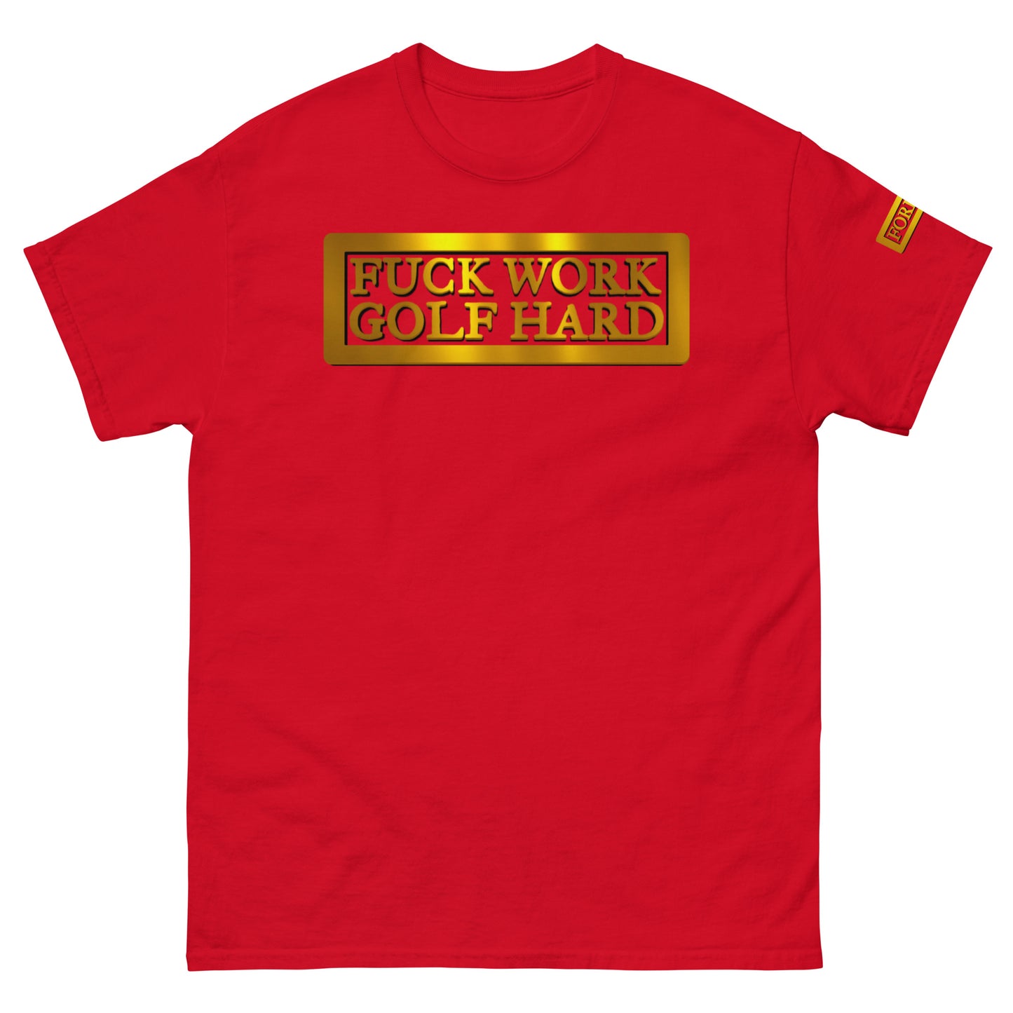 F*** Work Golf Hard tee