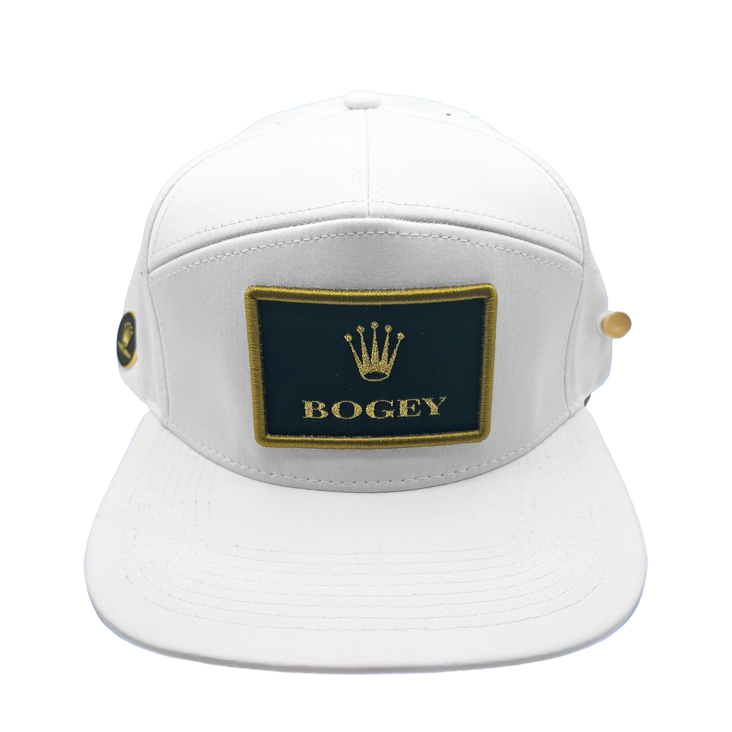 帽子 506BIGEE Crown Jewel BOGEY Hat White ( including ballmarker) – Fore Bros