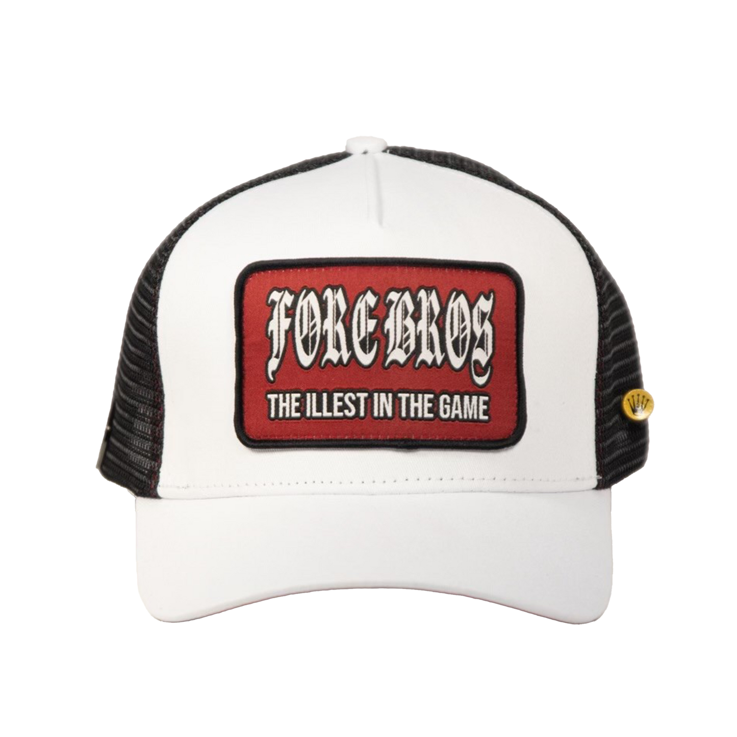 FORE BROS ILLEST TRUCKER HAT (WHITE) including ball marker