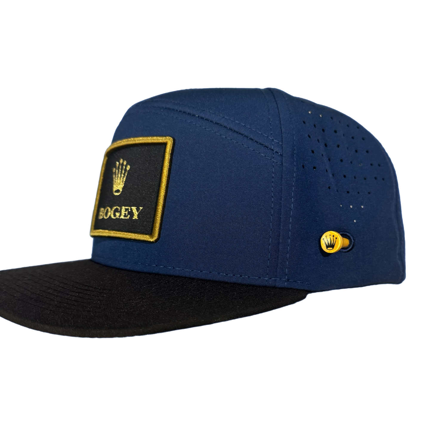 CROWN JEWEL BOGEY HAT Blue/Black (Ball Marker included)