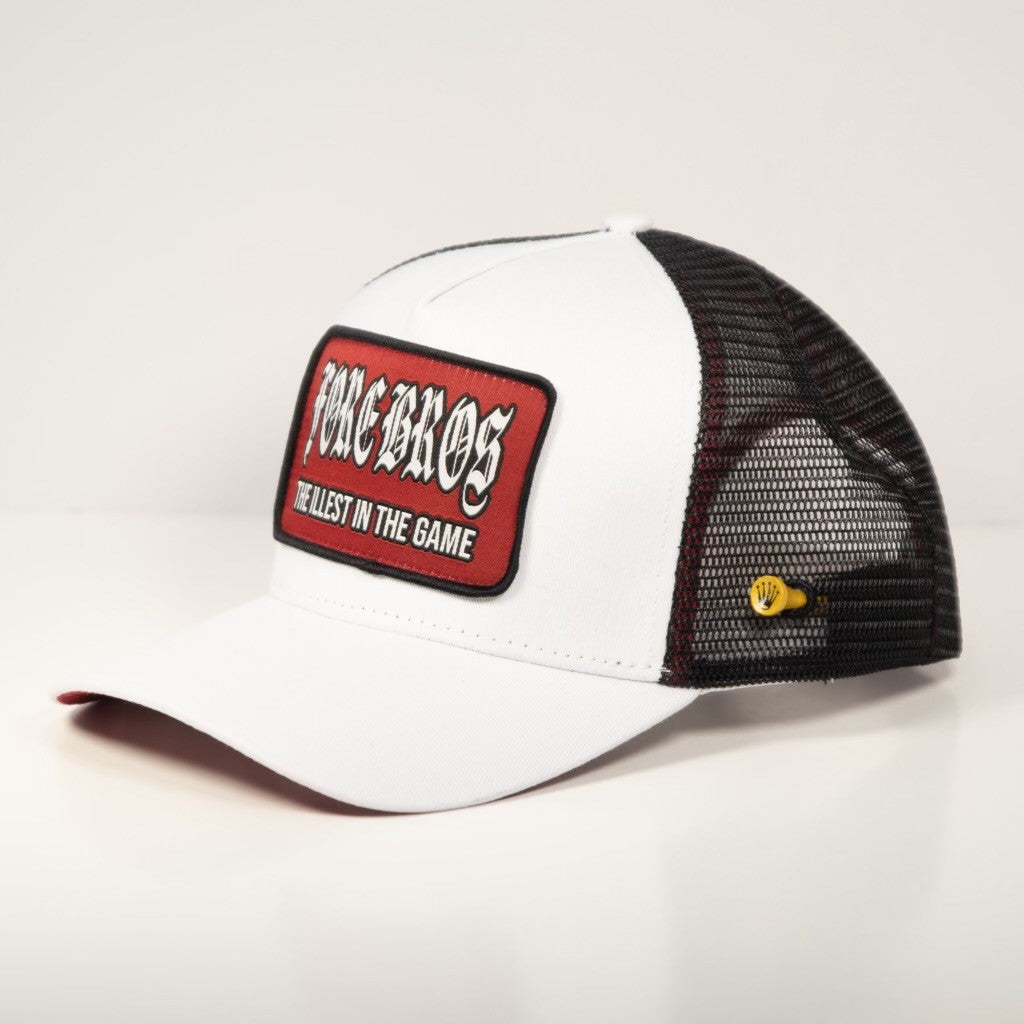 FORE BROS ILLEST TRUCKER HAT (WHITE) including ball marker