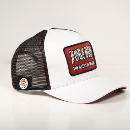 FORE BROS ILLEST TRUCKER HAT (WHITE) including ball marker