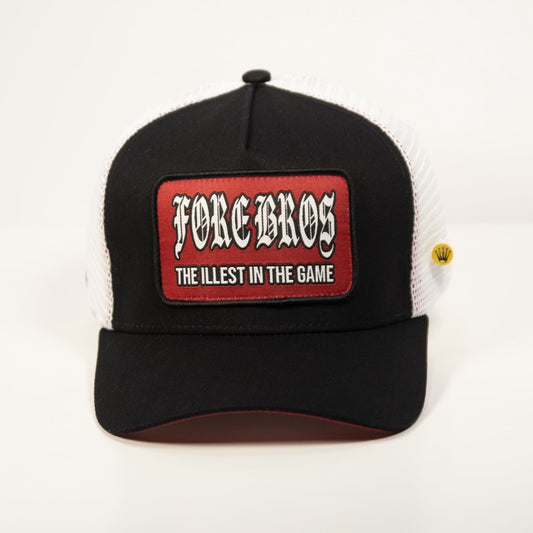 FOREBROS ILLEST TRUCKER HAT (BLACK) including ball marker