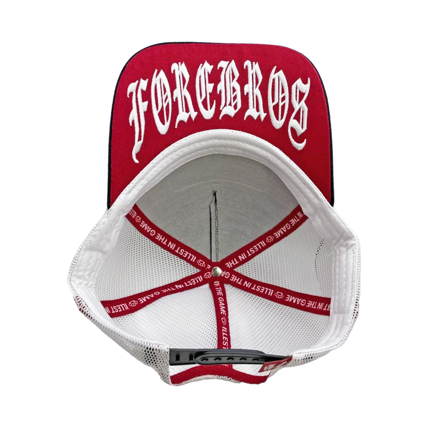 FOREBROS ILLEST TRUCKER HAT (BLACK) including ball marker