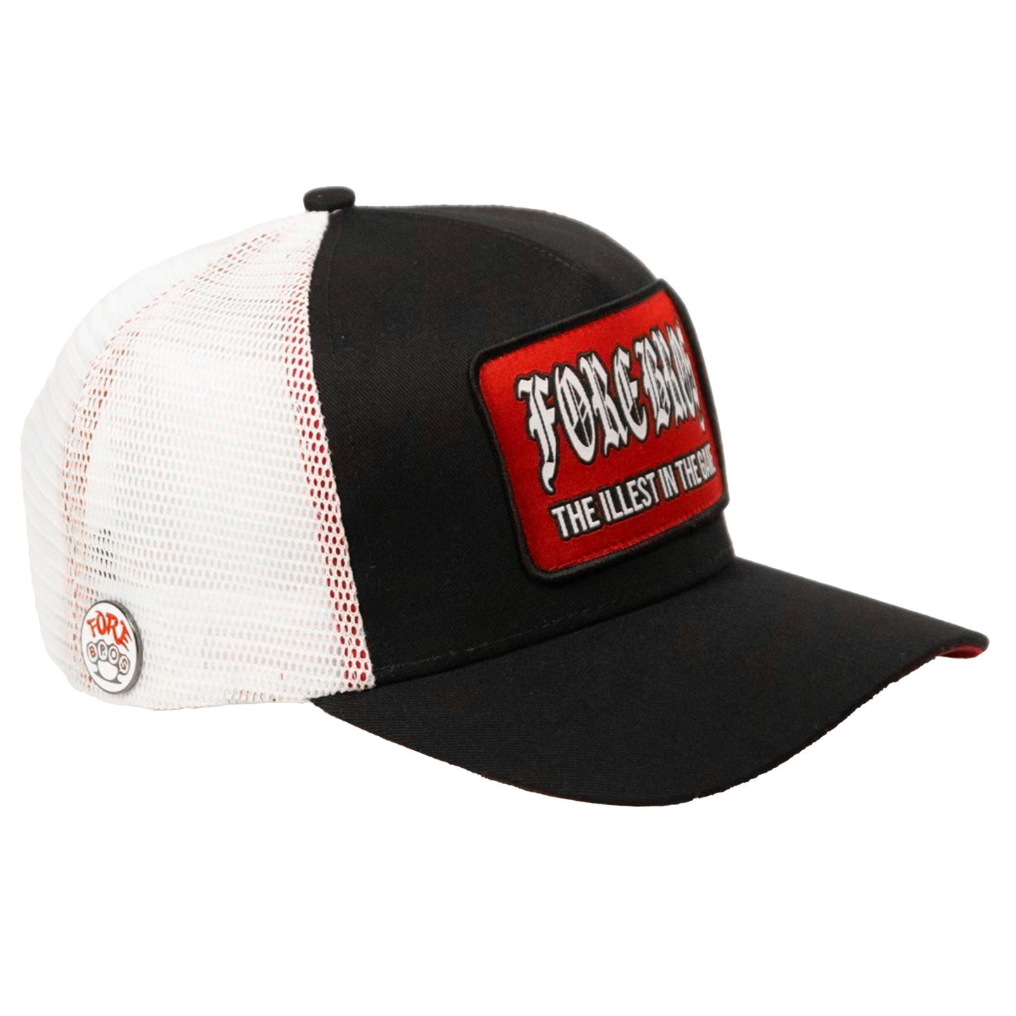 FOREBROS ILLEST TRUCKER HAT (BLACK) including ball marker