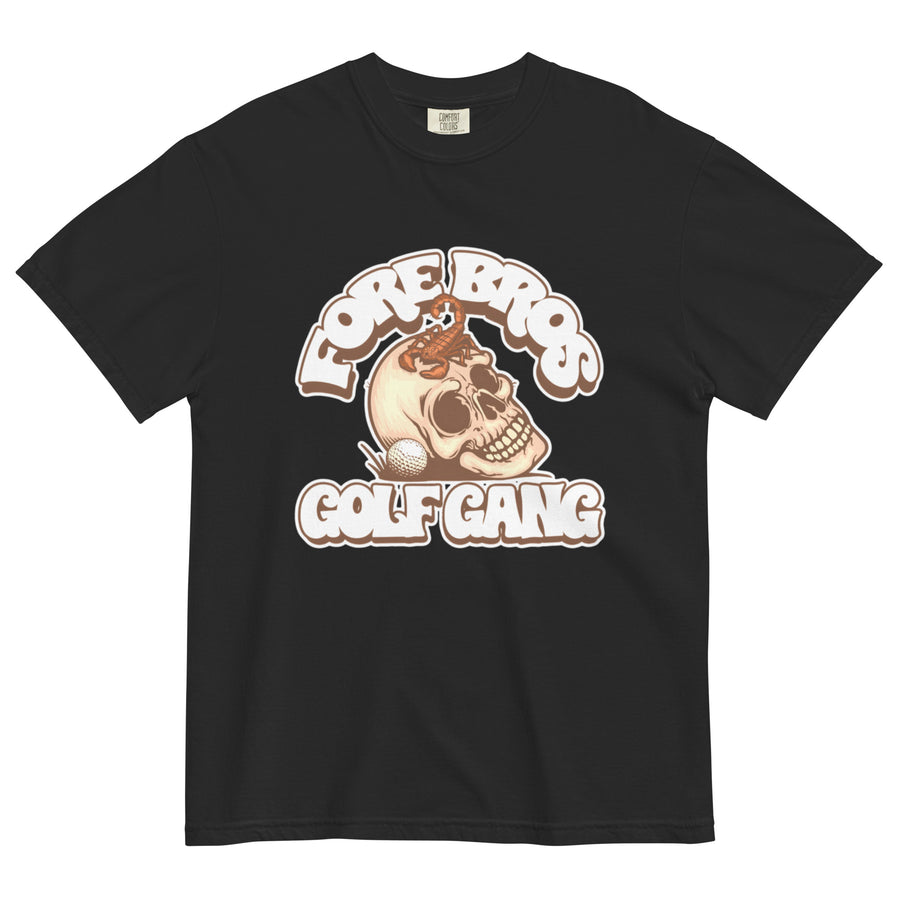 FORE BROS GOLF X DUMP LA ROCK COLLAB  GOLF GANG TEE
