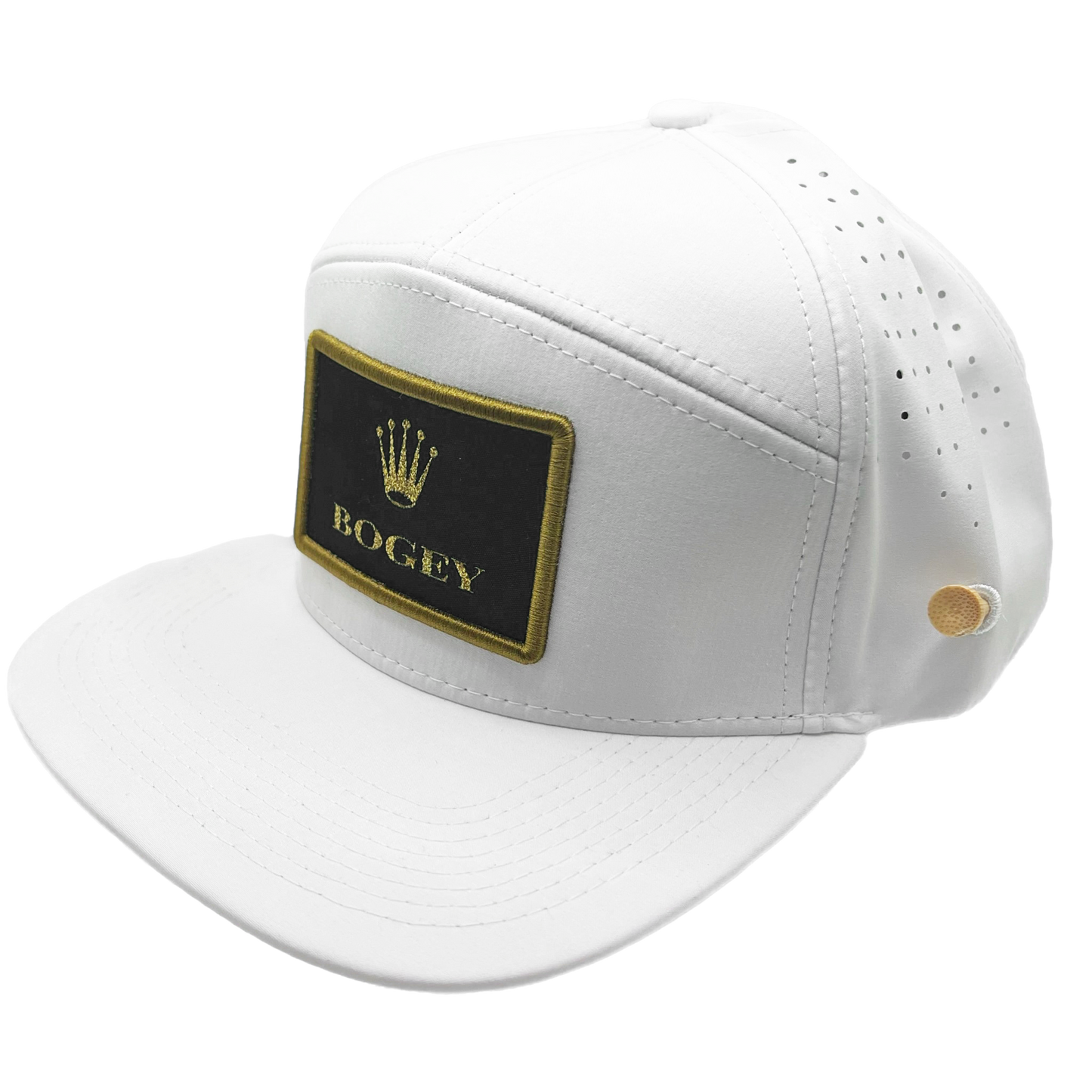 Crown Jewel BOGEY Hat White ( including ballmarker)