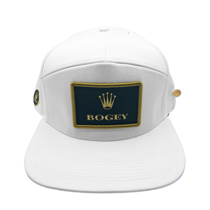 Crown Jewel BOGEY Hat White ( including ballmarker)