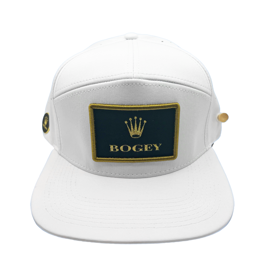 Crown Jewel BOGEY Hat White ( including ballmarker)